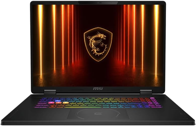 msi Crosshair Gaming Laptop: 18' WQXGA 2560x1600 240Hz • Intel Core Ultra 9 275HX • 64 GB DDR5 SDRAM • 8 TB NVMe SSD • W11H • Wi-Fi 6E Numeric Keypad Thunderbolt 4 • NVIDIA GeForce RTX 5070