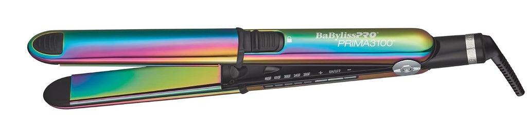BaBylissPRO Nano Titanium Prima Ionic Hair Straightener – Professional Flat Iron & Curling Iron in One for Stylists, Pro Styling Hair Tool