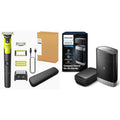 Philips Norelco Travel Groom Duo includes Compact Shaver + OneBlade 360 with Connectivity Face + Body, Electric Beard Trimmer, Shaver and Body Groomer with 5in1 Comb, Body Attachment, Travel Case