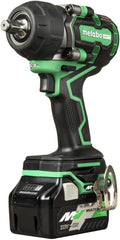 Metabo HPT 36V MultiVolt 1/2 Inch Mid-Torque Impact Wrench Kit, High Performance Cordless Impact Wrench with Case, 2 Lithium-Ion Batteries and Rapid Charger, Compact Lightweight Power Tool, WR36DE