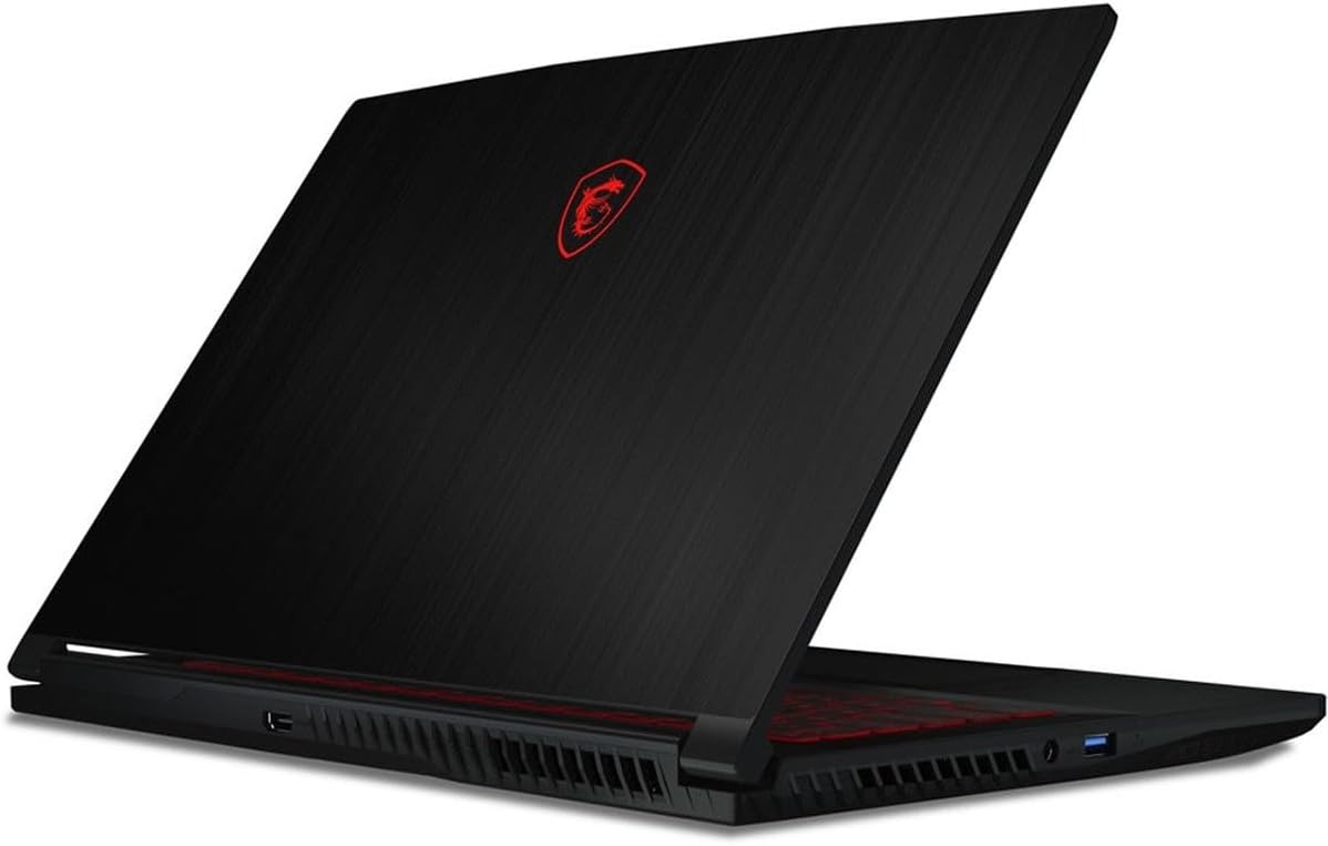 MSI Thin GF63 12UCX-2043US 15.6' Full HD 144Hz Gaming Laptop, Intel Core i5-12450H 2.0GHz, 8GB RAM, 512GB SSD, NVIDIA GeForce RTX 2050 4GB, Windows 11 Pro, Black