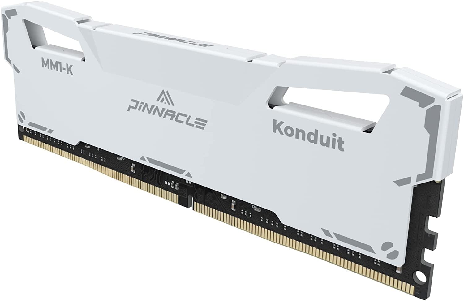 Timetec Pinnacle Konduit 16GB DDR4 3200MHz PC4-25600 CL16-20-20-40 XMP2.0 Overclocking 1.35V Dual Rank Compatible for AMD and Intel Desktop Gaming PC Memory Module - White
