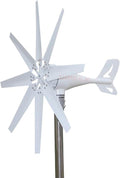 3000W Wind Turbine Generator,48V 24V 12V Windmill Wind Generat Kit W/Controller Wind Power Generator Kit 8 Blades Suitable for Home, Farm and Outdoor