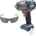 SENIX 20 Volt Max* 1/2' Cordless Impact Wrench, 550 ft-lbs. Max Torque, 4000 RPM Max, 3 Speed Mode, Brushless Motor - Includes Belt Clip, Tool Only, Battery Not Included (PDWX2-M7-0)