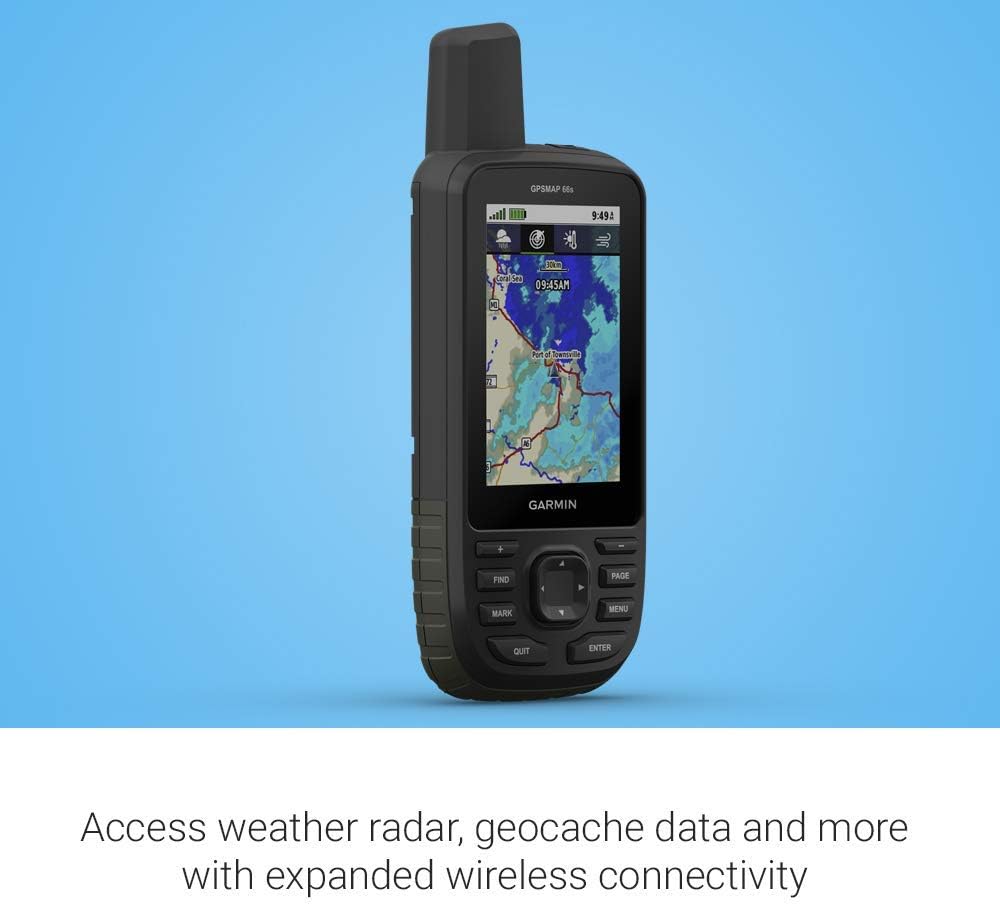 Garmin GPSMAP 66s, Handheld Hiking GPS with 3' Color Display and GPS/GLONASS/Galileo Support (Renewed)