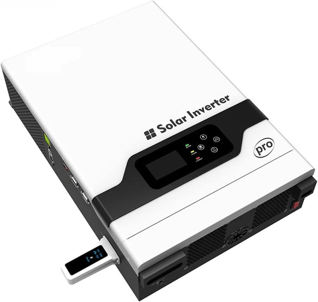 Power Inverter 24VDC 3KW 450V PH1800 PRO On Off Grid Hybrid Solar Inverter PV Input 3000W Grid Tie MPPT 80A Charge Controller (Color : 3KW, Size : 24V_220-240V)