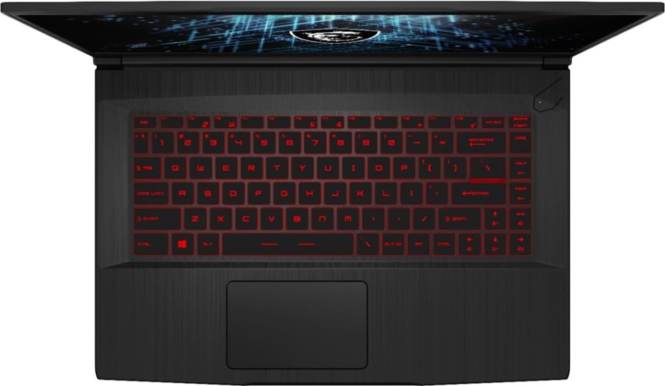 msi GF65 Thin 10UE Gaming Laptop, 15.6' 1920x1080 144Hz, Intel 6-Core i5-10500H, NVIDIA GeForce RTX 3060 6GB, 16GB DDR4, 1TB SSD, Win11 Pro, Backlit KB, Wi-Fi 6, BT 5.1, 720p HD Camera, Black