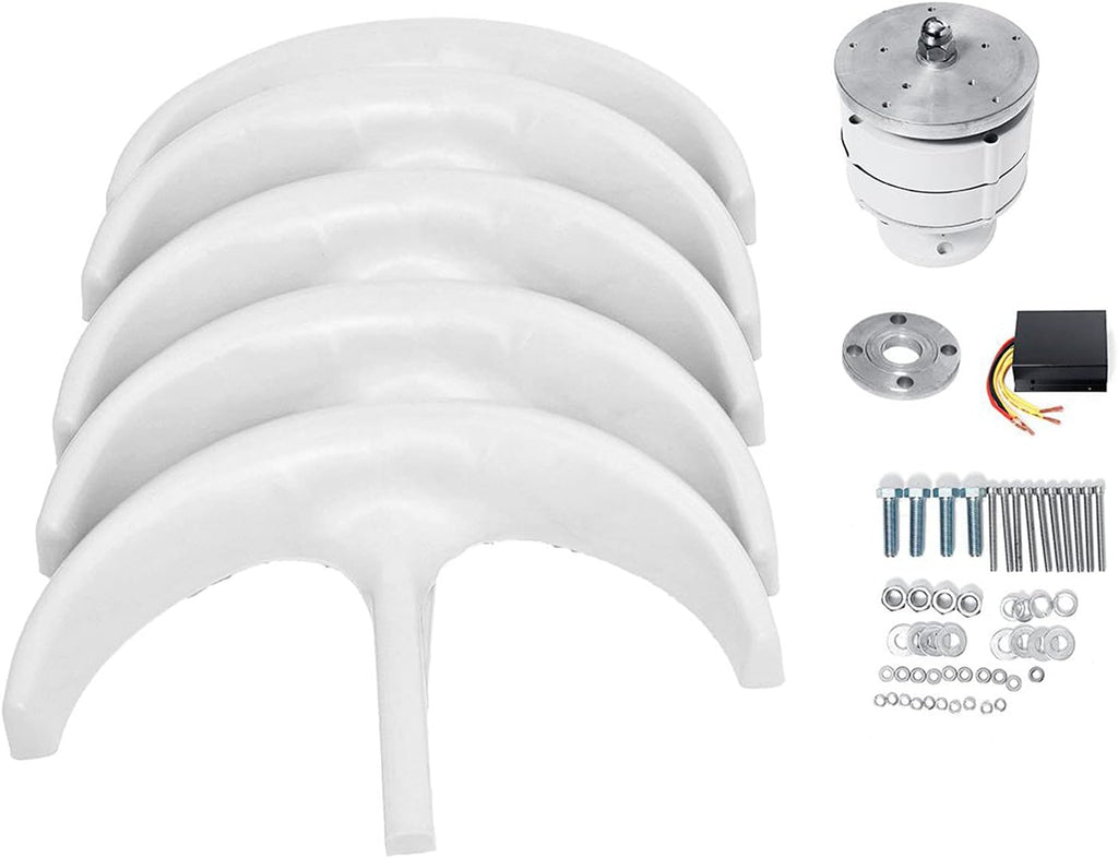 with Controller Vertical Axis Wind Generator 3000W, 12V 24V Wind Turbines Generator for Home Hybrids Streetlight