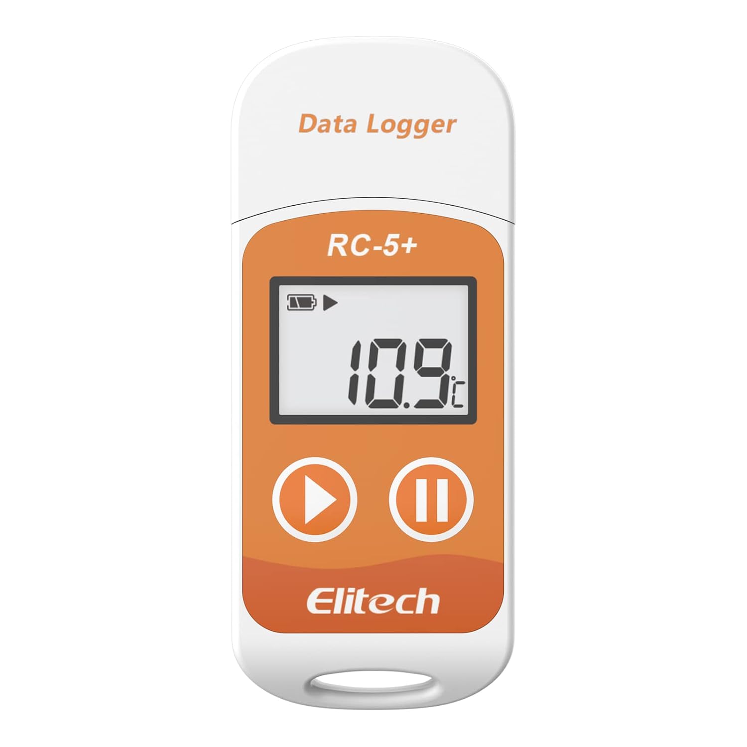 Elitech RC-5+ Digital PDF USB Temperature Data Logger Reusable Recorder Refrigerator Thermometer 32000 Points High Accuracy (10 Packs)