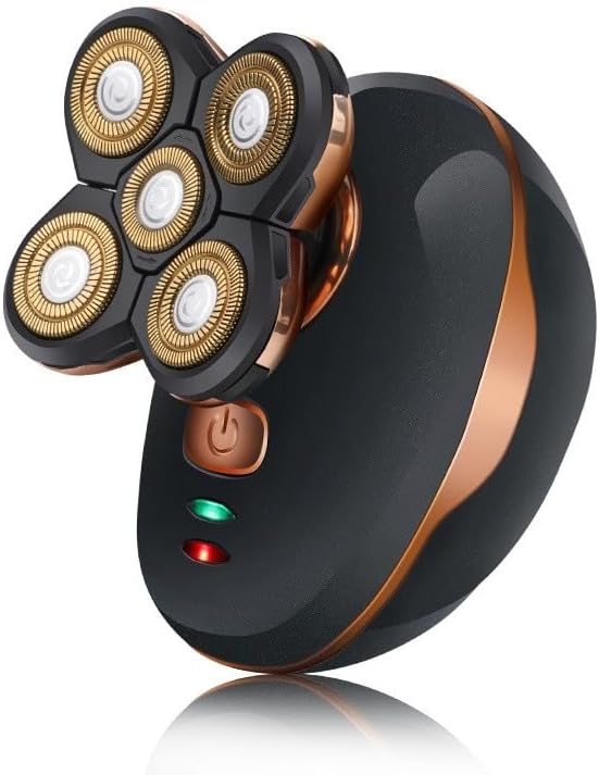 Five-Blade Rechargeable Waterproof Five-in-one Electric Shaver Bald Machine