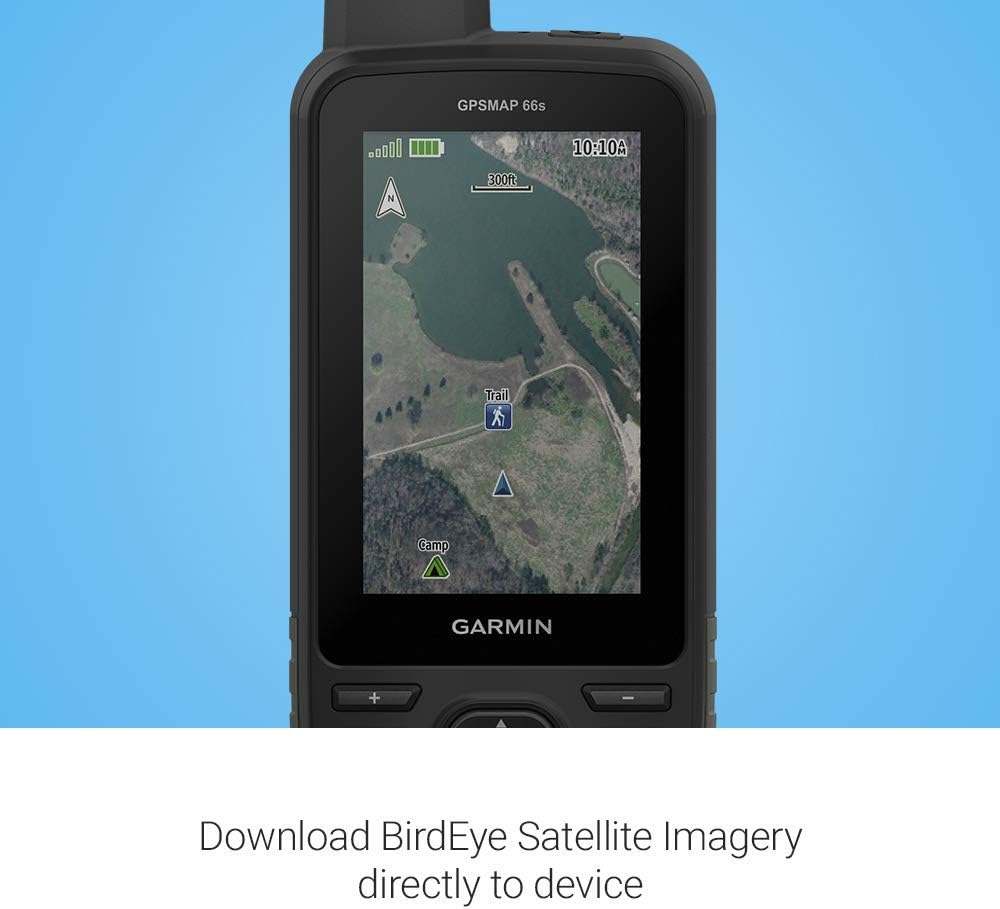 Garmin GPSMAP 66s, Handheld Hiking GPS with 3' Color Display and GPS/GLONASS/Galileo Support (Renewed)