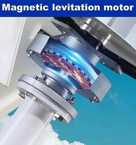 10000W Wind Turbine Generator Kit - 12V/24V/48V Portable 3-Blade Wind Power System with Charge Controller for Outdoor Garden Lighting & Eco-Friendly Renewable Energy Solutions (24V)