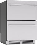 Zephyr Presrv 24 Inch Single Zone Refrigerator Drawers Wine & Beverage Fridge, Stainless Steel Wine Cooler Home Bar Under Counter Freestanding Built In, Energy Star Certified, 5.4 Cu. Ft