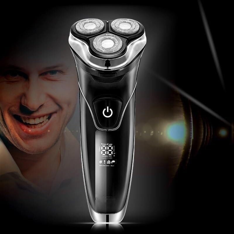 Electric Razor for Men, Electric Shaver Waterproof Fast Charging Men's Shaver Rechargeable Razor Beard Trimmer Shaving Machine