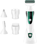 Cordless Shaver Epilator for Women, 5 in 1 Multifunctional kit,Pain Free Hair Removal - Precise