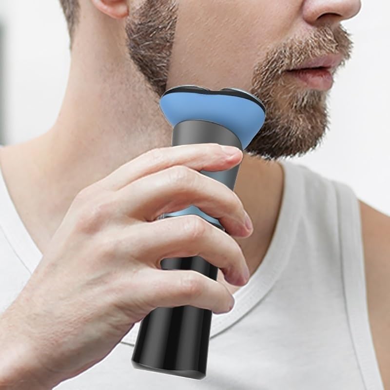 Electric Shavers for Men, Men's Electric Shaver 3D Floating Blade Washable Type-C Rechargeable Razor Waterproof Digital Display Face Shaving Beard Machine