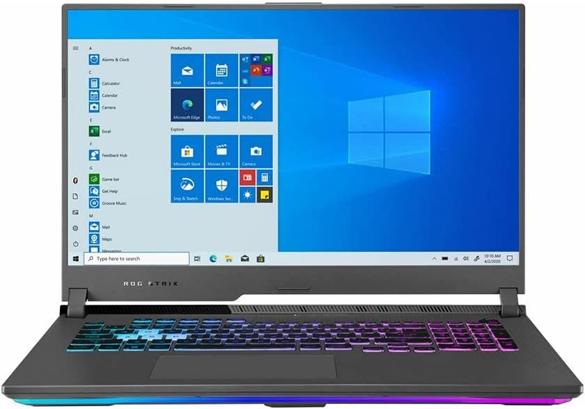 ASUS 2021 ROG Strix G17 17.3' FHD 144Hz Gaming Laptop, AMD Ryzen 7-4800H 8-core, 32GB RAM, 1TB PCIe SSD, Backlit Keyboard, NVIDIA GeForce RTX 3060, Windows 10, Gray, 32GB USB Card