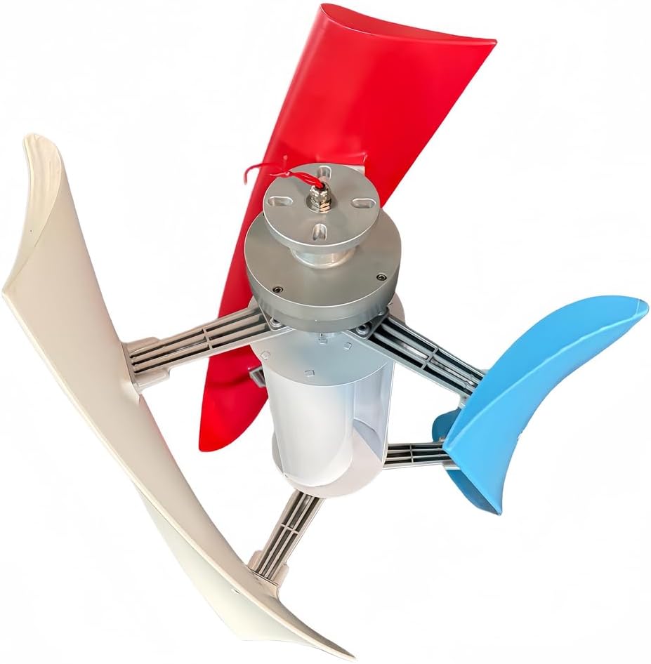 48v,HYZHANHONG 12000W Low Noise Vertical Wind Turbine, 24V 48V220V Magnetic Portable Levitation Upright Wind Generator for Home Ship(With 3000W Inverter)