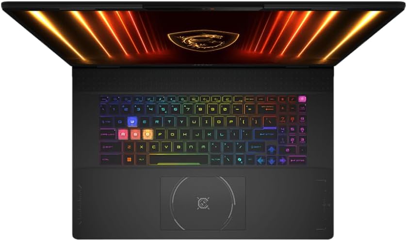 msi 2025 Gaming Laptop Crosshair Intel Core Ultra 9 275HX 24-Core GeForce RTX 5070 32 GB DDR5 2 TB SSD 18' 2560x1600 240 Hz Win11 Home Wi-Fi 6E Numeric Keypad 720p HD Camera Thunderbolt 4