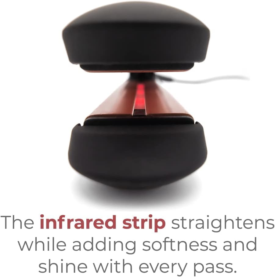 Skin Research Institute Infrarose Styler, Hair Iron, 1 Count, Tourmaline, Hair Styling, Shine Enhancing, Curling