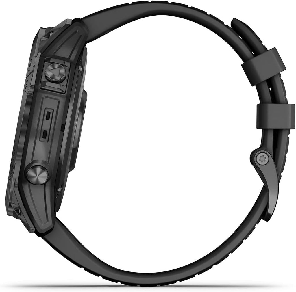 PlayBetter Garmin epix Pro (Gen 2) (Slate Gray/Black, 51mm) GPS Outdoor Watch Gift Box Bundle - AMOLED Display & Built-in Flashlight - includes Screen Protectors, Wall Adapter & Case