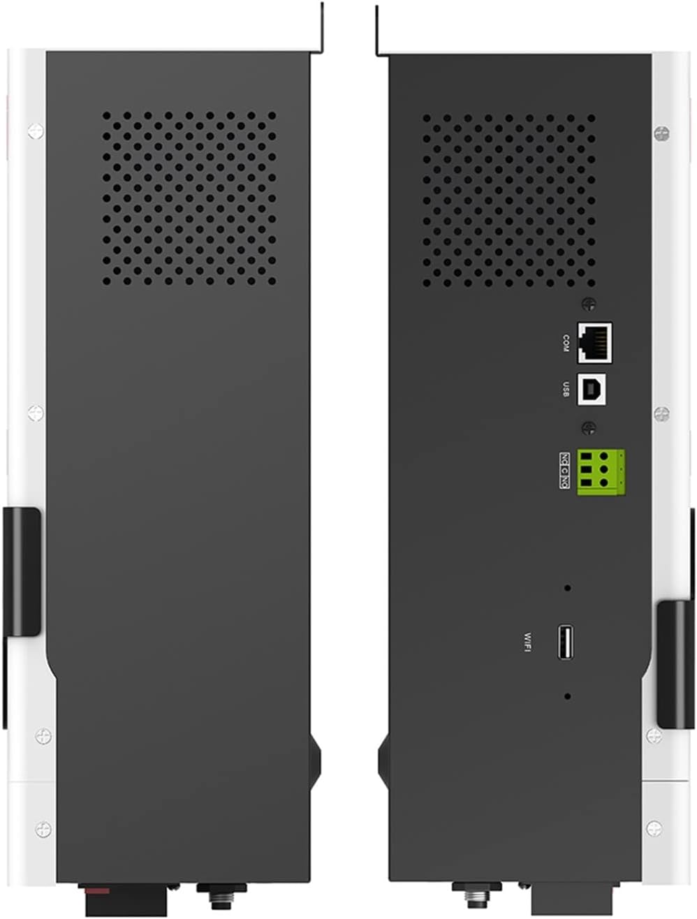 Power Inverter PV1800 3KW 3000W Hybrid Off Grid Solar Inverter 24V 80A Charger with High Frequency (Color : 3KW with A, Size : 24V_220-240V)