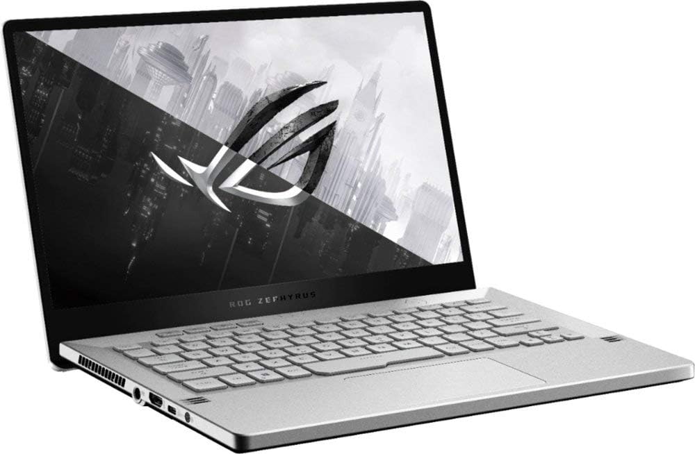 ASUS - ROG Zephyrus G14 14' Gaming Laptop - AMD Ryzen 9-16GB Memory - NVIDIA GeForce RTX 2060-1TB SSD - Moonlight White