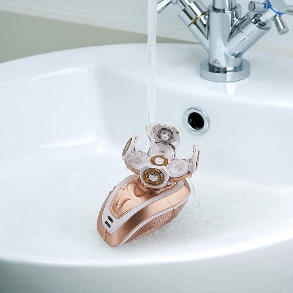 Electric Shaver, Electric Razor Men Electric Shaver with Wet Dry Shaver 4D Floating USB Rechargeable Shaver Waterproof