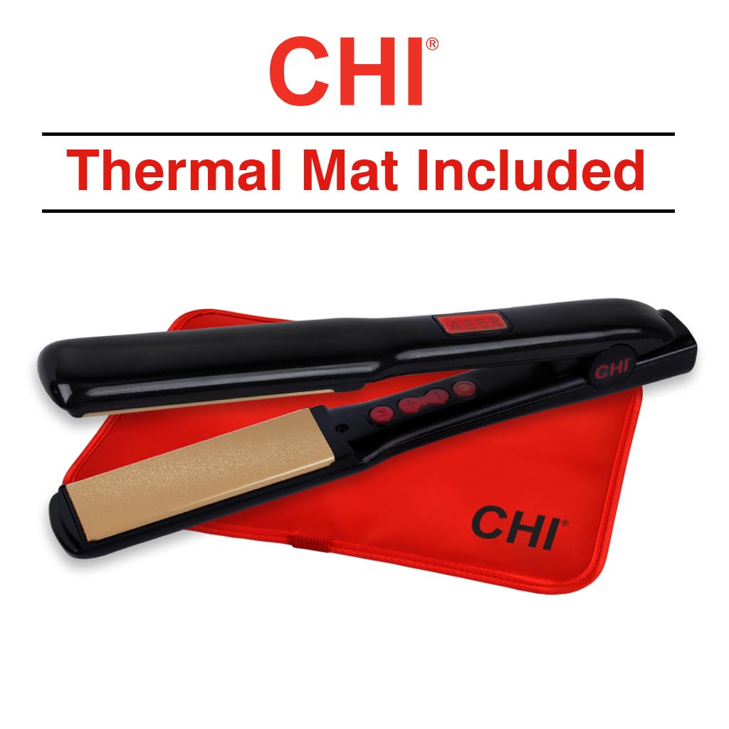 CHI G2 Flat Iron,Hair Straightener for A Smooth Finish,Ceramic Heater for 40 Second Heat Up,Durable Design,1.25' Iron,(Pack of 12)