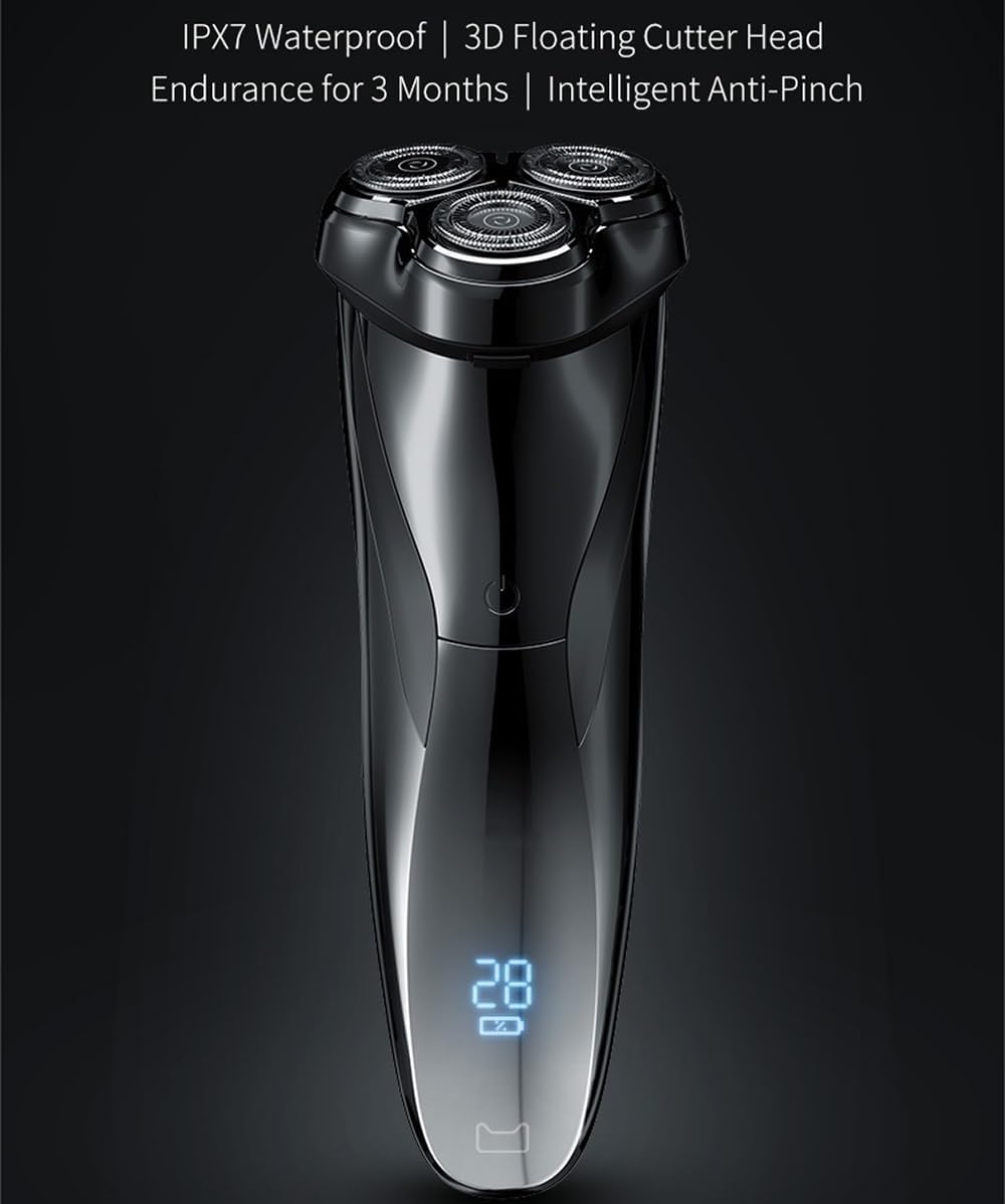 Head Shaver for Men, Electric Shaver for Men Full Body Washable Rechargeable Beard Trimmer Shaving Machine Electric Razor