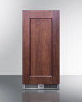 Summit 15 Inch Beverage Refrigerator, 1.7 Cu.ft., Stainless Steel Door and Interior, Shallow Depth Undercounter, Commercially Approved- SDHR1534PNR (RHD, Panel Ready- Panel not Included)