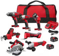 Compatible with Milwaukee 2695-27SH M18 18-Volt Lithium-Ion Cordless Combo Kit 7-Tool with 2-Charger and Tool Bag