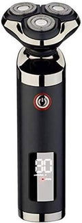 Men's Electric Shaver - Rechargeable 3D Shaver Razor for Men with Nose Hair Trimmer Wet and Dry, Fast Charging Electric Shaver Full Body Cleaning Intelligent LED Digital Display Shaver