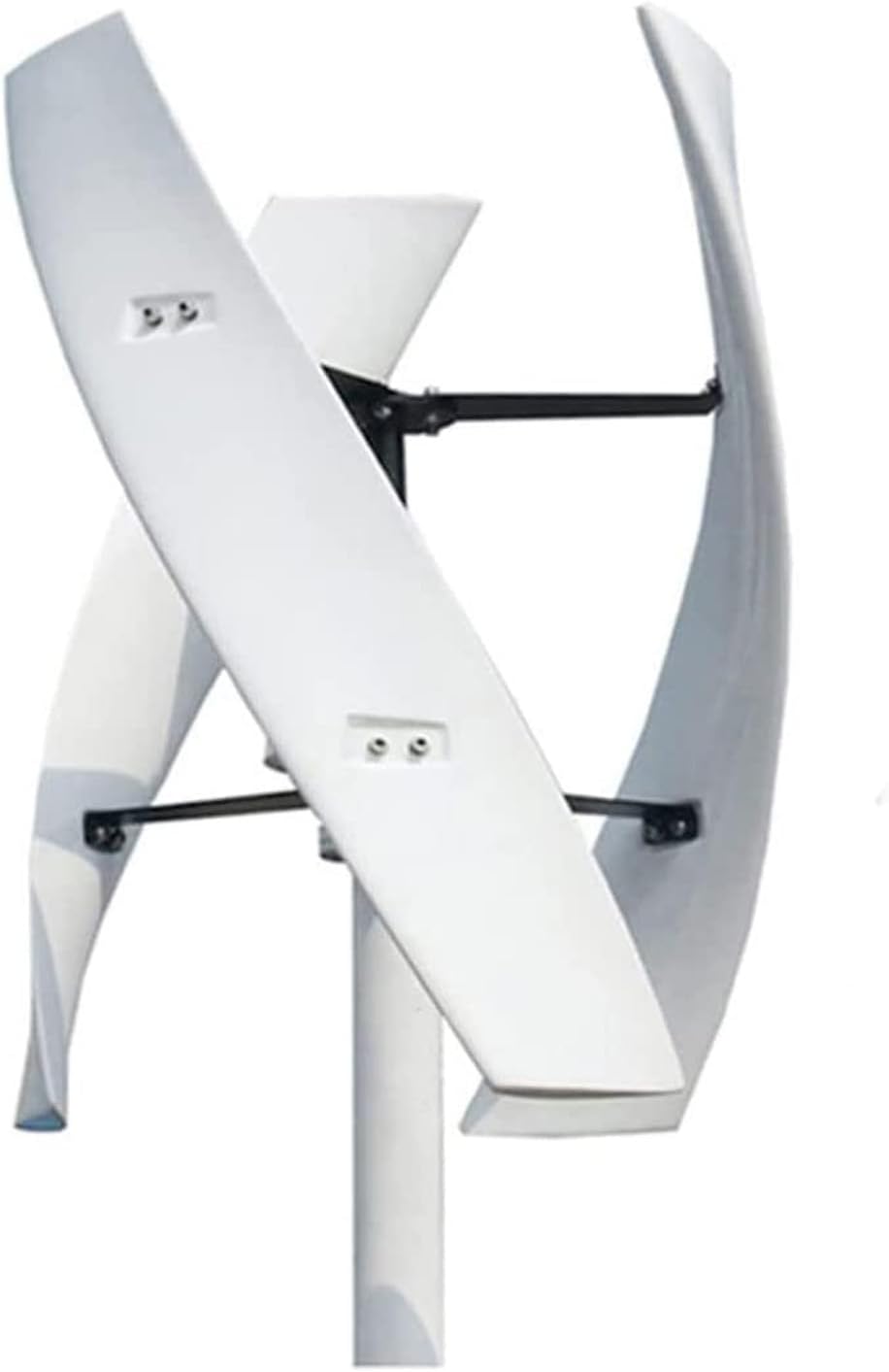 1000W Home Wind Turbine Kit,220V 12V 24V 48V Wind Turbine with MPPT Controller 3 Blades Portable Solar Generator for Household Use(White)