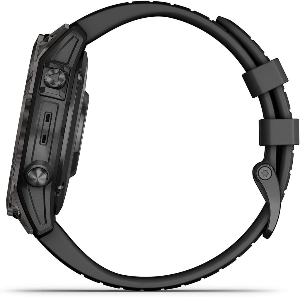 PlayBetter Garmin epix Pro (Gen 2) Sapphire (Carbon Gray DLC/Black, 47mm) GPS Outdoor Watch Gift Box Bundle - AMOLED Display & Built-in Flashlight - Includes Screen Protectors, Wall Adapter & Case