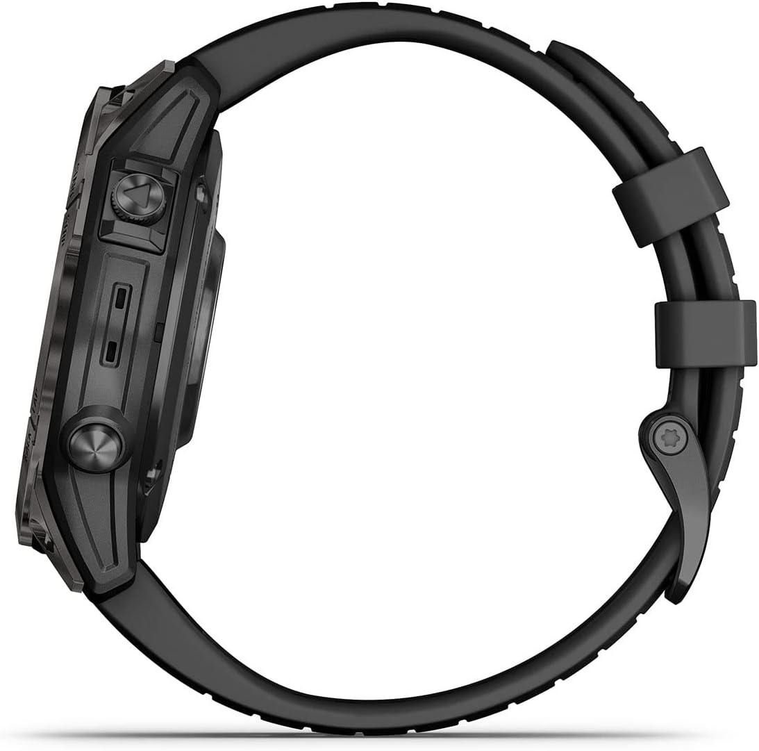 PlayBetter Garmin epix Pro (Gen 2) Sapphire (Carbon Gray DLC/Black, 47mm) GPS Outdoor Watch Gift Box Bundle - AMOLED Display & Built-in Flashlight - Includes Screen Protectors, Wall Adapter & Case