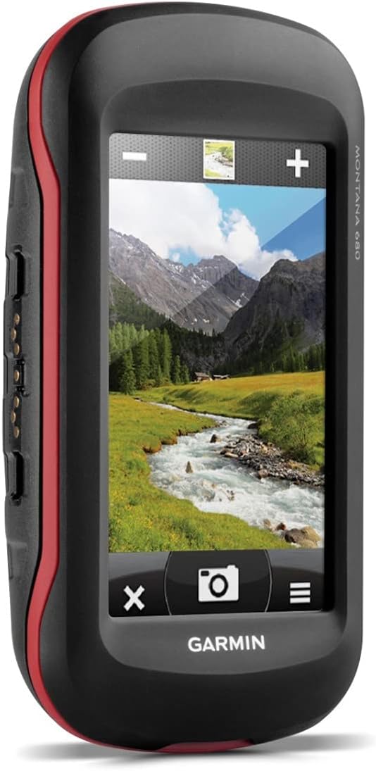 Garmin Montana 680, Touchscreen Hiking Handheld, GPS/GLONASS with 8 Megapixel Camera