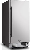 Kalamera Beverage Refrigerator, 15 inch Under Counter Beer Fridge for 104 Cans w/ 32-41℉ Temperature Range, Drink Fridge with Stainless Steel Door