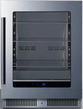 Summit 24' Built-In Beverage Center, Shallow 18' Depth, Stainless Steel - SDHG2443
