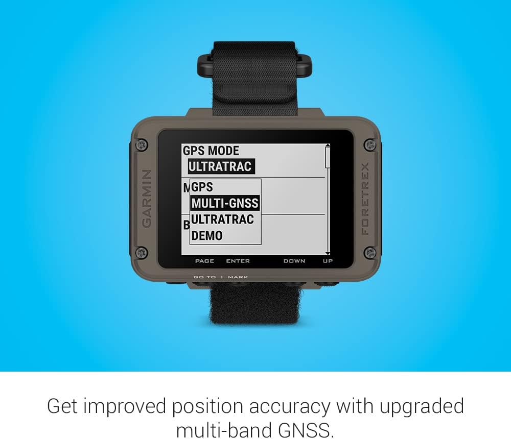 Garmin Foretrex 901, Ballistics Edition, Wrist-Mounted GPS Navigators, Upgraded Multi-Band GNSS, Longer Battery Life