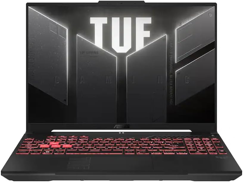 ASUS 2025 TUF Gaming A16 Laptop, 16' 1920 x 1200 IPS 144Hz, NVIDIA GeForce RTX 4050 6GB GDDR6, AMD Ryzen 7 7445HS, 32GB DDR5-1TB SSD, Wi-Fi 6 - Bluetooth 5.3-720p HD Camera - W11H - Mecha Gray