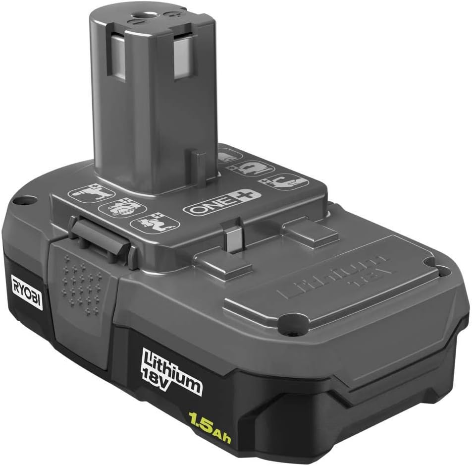 Ryobi 18V ONE+ Lithium-Ion Cordless 3-Tool Combo Kit with (1) 1.5 Ah Battery and Charger