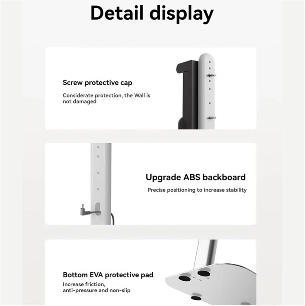 ABFI Aluminum Vacuum Cleaner Bracket ， Compatible For Dyson ， V7/V8/V10/V11/V15/SV10/SV12/V10silm/V12silm Organizer Stand
