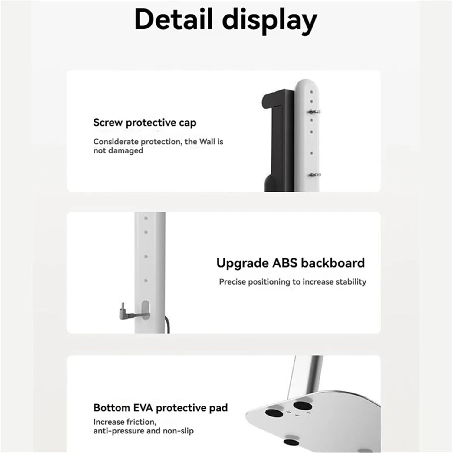 ABFI Aluminum Vacuum Cleaner Bracket ， Compatible For Dyson ， V7/V8/V10/V11/V15/SV10/SV12/V10silm/V12silm Organizer Stand