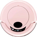 Robot Vacuum Cleaner (Slim), Connected Robotic Vacuum Cleaner, Super Quiet, Self-Charging Auto Boost Sweeper for Pet Hair, Carpets, Tiles, Hard Floors (Color : Pink)