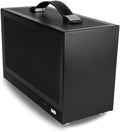 LAN Gamer 8.1L Mini ITX Desktop RTX 5060 Ti 16GB, Intel 20-Core Ultra 7 265KF, 32GB DDR5 RAM, 2TB Gen4 NVMe SSD, SFF PC w/Windows 11 Pro, 3-Year Warranty, RGB Keyboard+Mouse, Internal Wi-Fi 6E (Black)