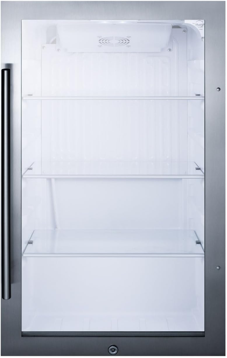 Summit SPR489OS Shallow Depth Indoor/Outdoor Beverage Cooler