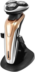 Mens Electric Razor for Men Electric Face Shavers Rechargeable Shaving Men's Cordless Razors Waterproof Wet Dry 4 in 1 Rotary Shavers Beard Nose Mustache Trimmer USB Charging