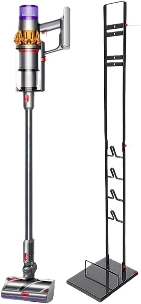 Compatible for Dyson， V6-V11 Metal Stand Sturdy Metal Vacuum Cleaner Stand Handheld Storage Rack for Cordless Vacuums Accessories(White)