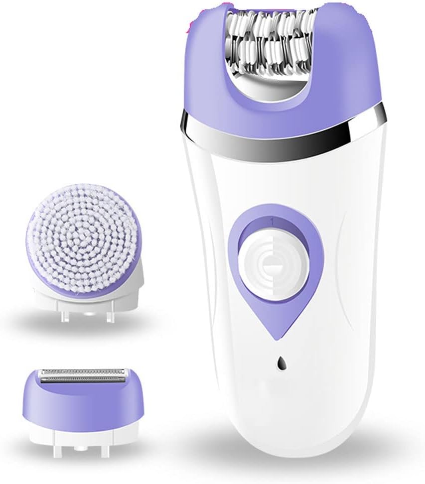 Cordless All-in-One Advanced Wet & Dry Rechargeable Womens Electric Shaver for Sensitive Skin with Bikini Attachment and Pop-Up Trimmer